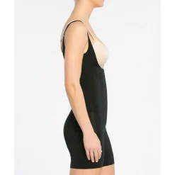 Best OnCore Firm Control Open-Bust Mid-Thigh Bodysuit Women Shapewear