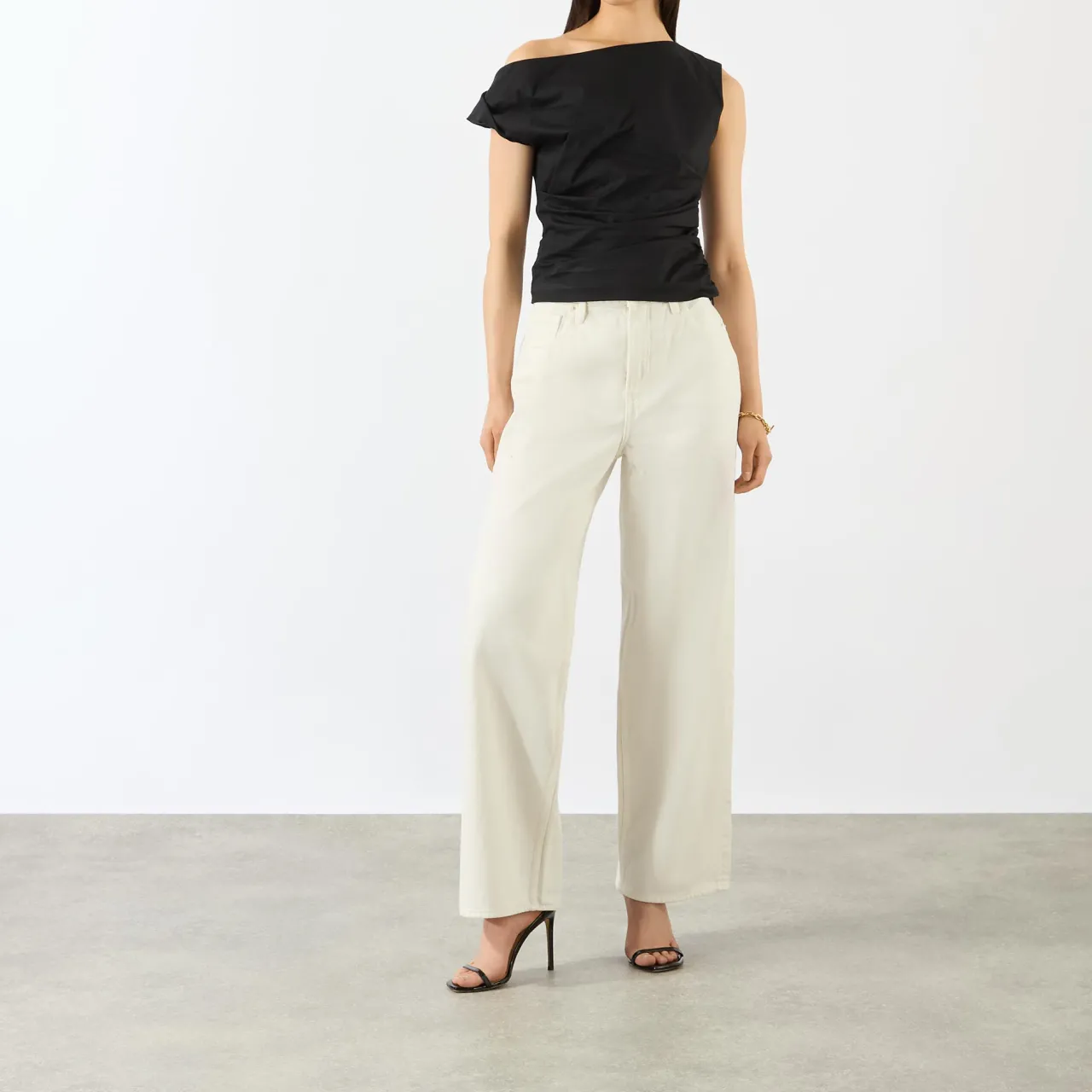 One-Shoulder Top Women Tops