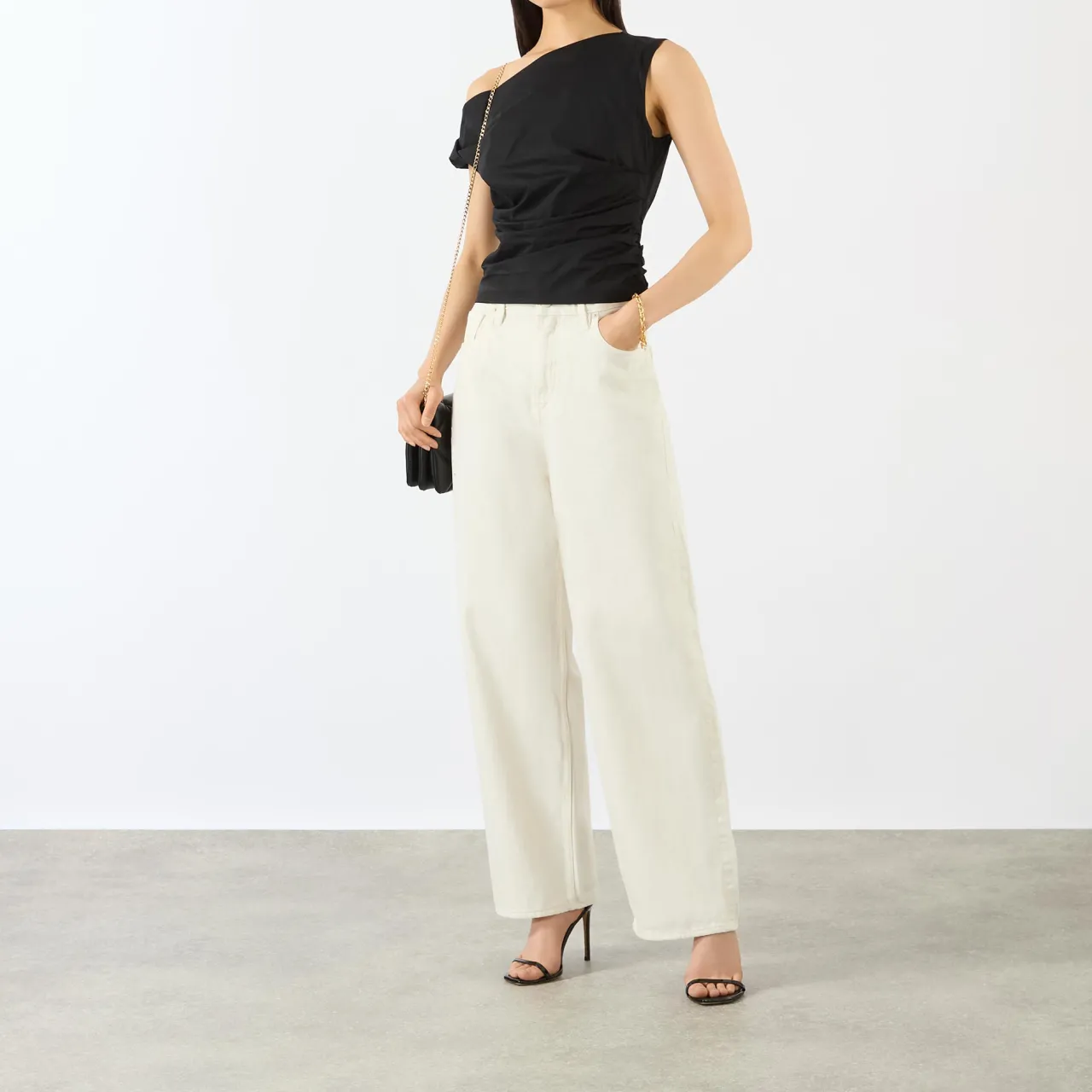 One-Shoulder Top Women Tops