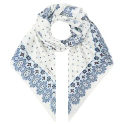 New Onesto Jacquard Silk Square Scarf Women Scarves