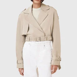 Discount Ophelia Suede Trench Jacket Women Coats & Jackets