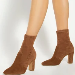 New Optilly Sock Heeled Boots Women Boots