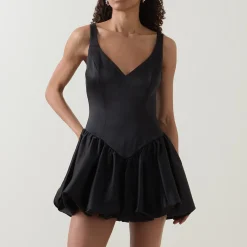 Discount Oria Bubble Hem Mini Dress Women Dresses