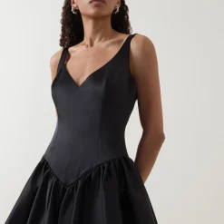 Discount Oria Bubble Hem Mini Dress Women Dresses