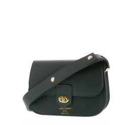 Sale Orsina Green Italian Leather Shoulder Women Shoulder Bags
