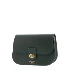 Sale Orsina Green Italian Leather Shoulder Women Shoulder Bags