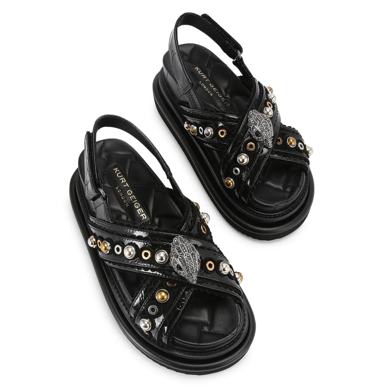 Discount Orson Cross Scallop Flatform Sandals Women Sandals