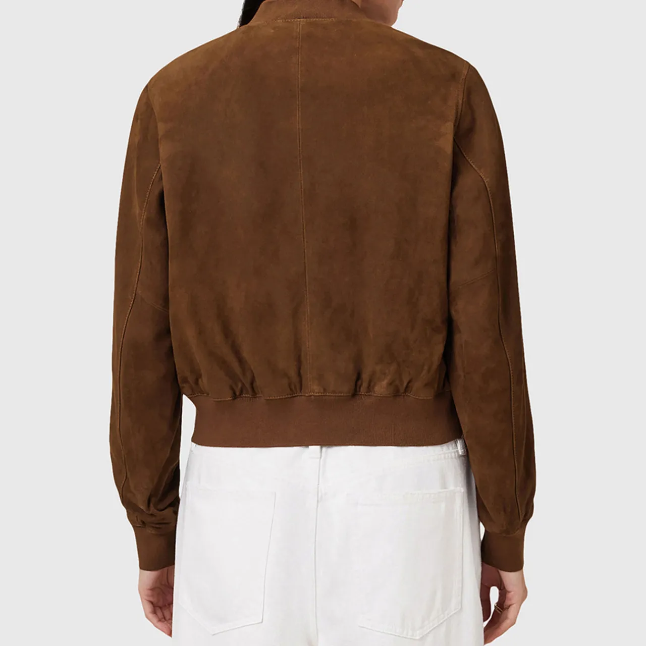 Outlet Orten Suede Bomber Jacket Women Coats & Jackets