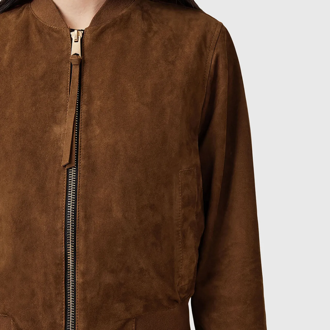 Outlet Orten Suede Bomber Jacket Women Coats & Jackets