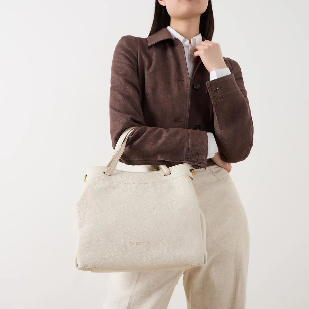 Outlet Ottavia Leather Tote Bag Women Tote Bags
