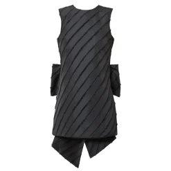Discount Oversized Bow Mini Shift Dress Women Occasion Dressing