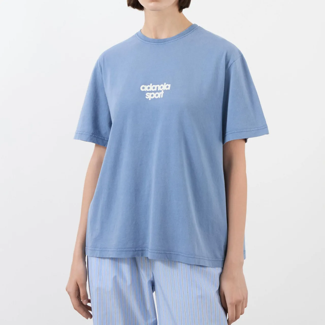 Hot Oversized Logo T-Shirt Women Activewear|Tops