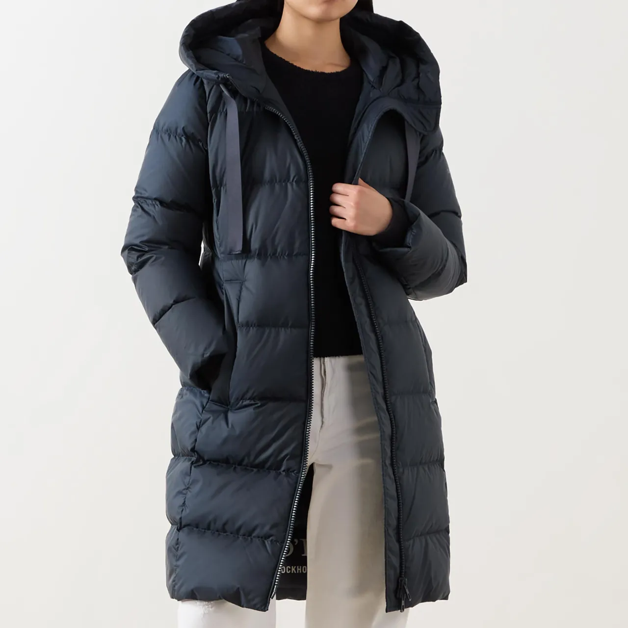 Discount Padded Longline Coat Women Coats & Jackets