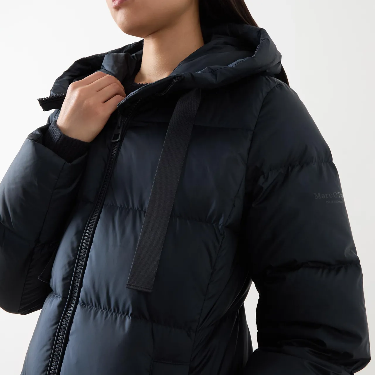 Discount Padded Longline Coat Women Coats & Jackets