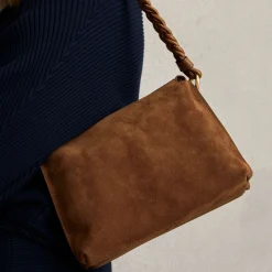 Hot Paige Suede Leather Crossbody Bag Women Crossbody Bags