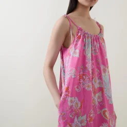 Hot Paisley Night Gown Women Sleepwear
