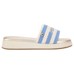 Palermo Striped Logo Mules Women Sandals
