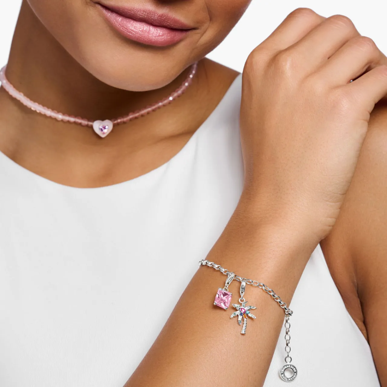 New Palm Tree Shaped Charm Pendant Women Charms