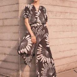 Sale Palm Wide Leg Trousers Women Trousers & Shorts