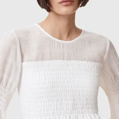 Pamela Blouson-Sleeve Top Women Tops