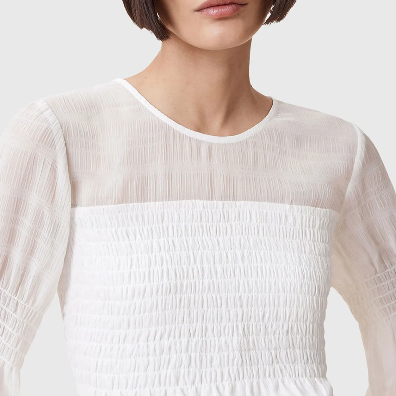 Pamela Blouson-Sleeve Top Women Tops