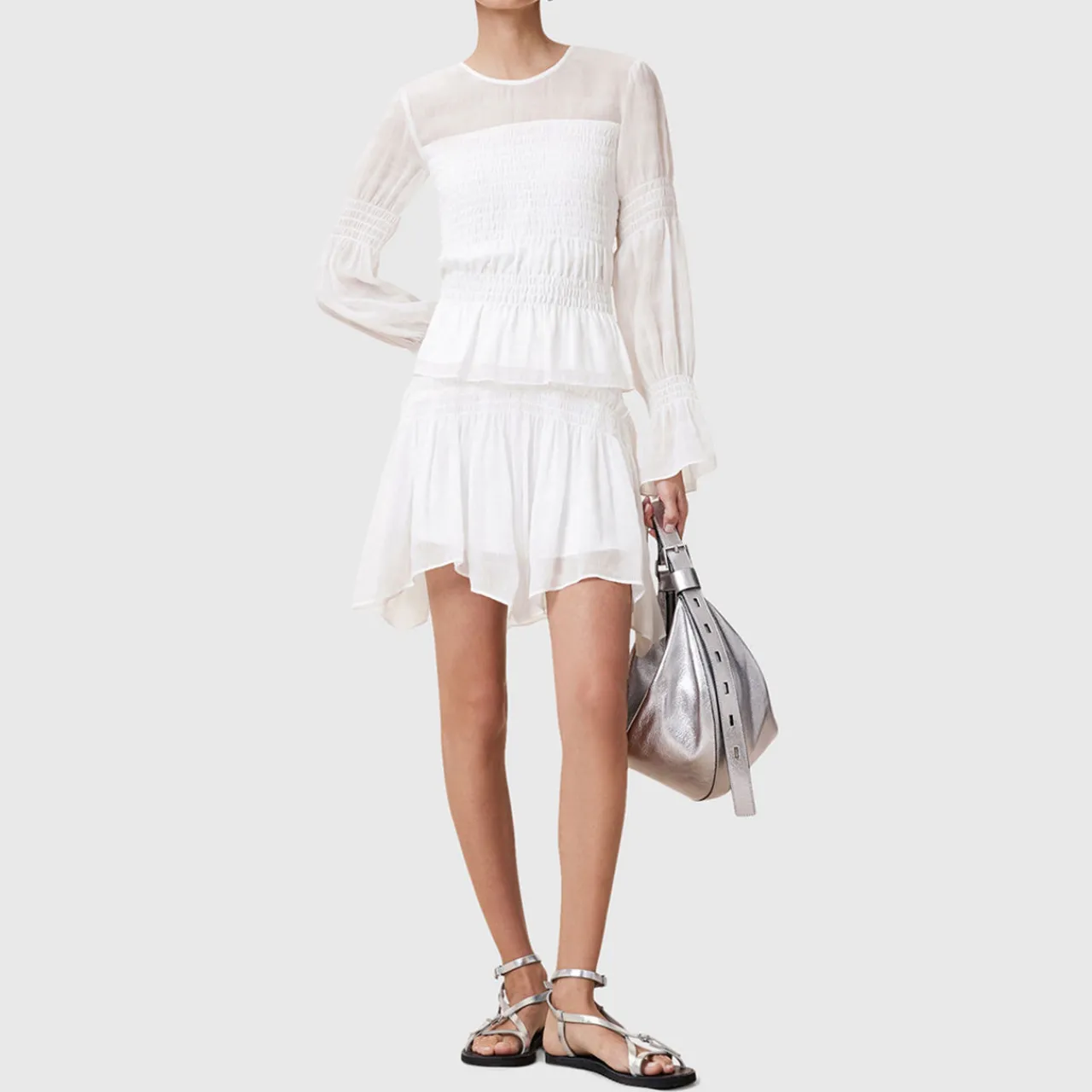 Pamela Blouson-Sleeve Top Women Tops