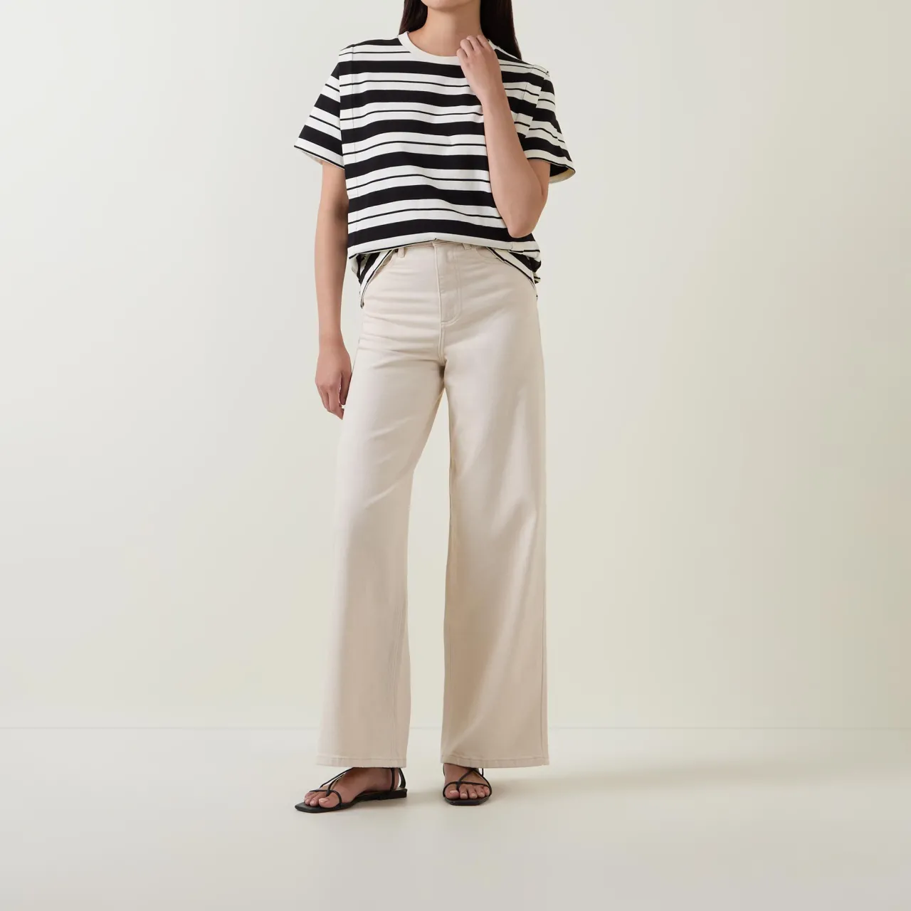 Online Panny Lester Striped T-Shirt Women Tops
