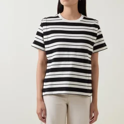 Online Panny Lester Striped T-Shirt Women Tops