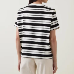 Online Panny Lester Striped T-Shirt Women Tops