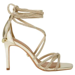 Outlet Paparazzi Metallic Heeled Sandals Women Heels