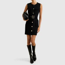 New Parker Petite Utility Mini Dress Women Dresses