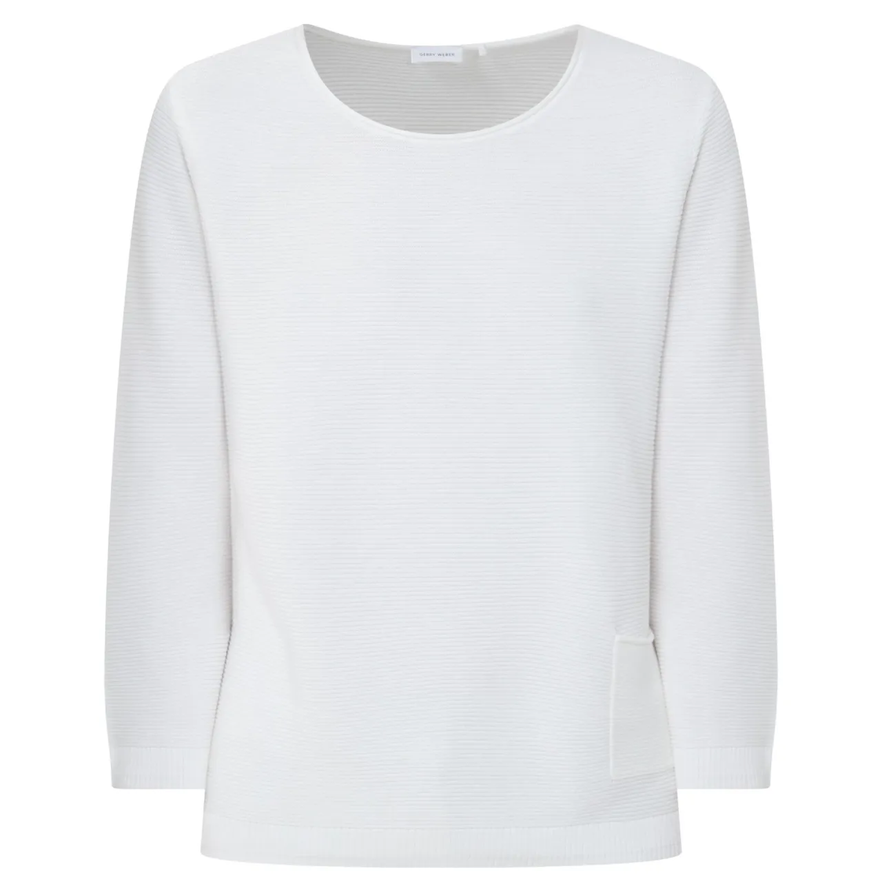 New Patch Pocket Ribbed Sweater Women Sweaters & Cardigans