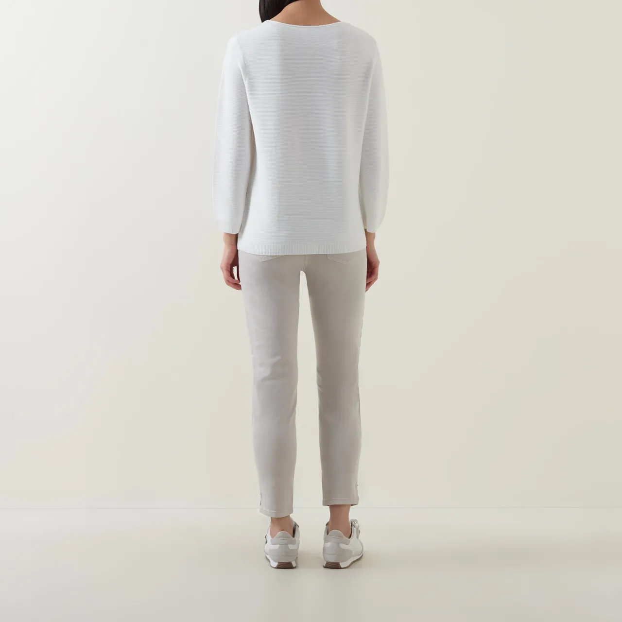 New Patch Pocket Ribbed Sweater Women Sweaters & Cardigans