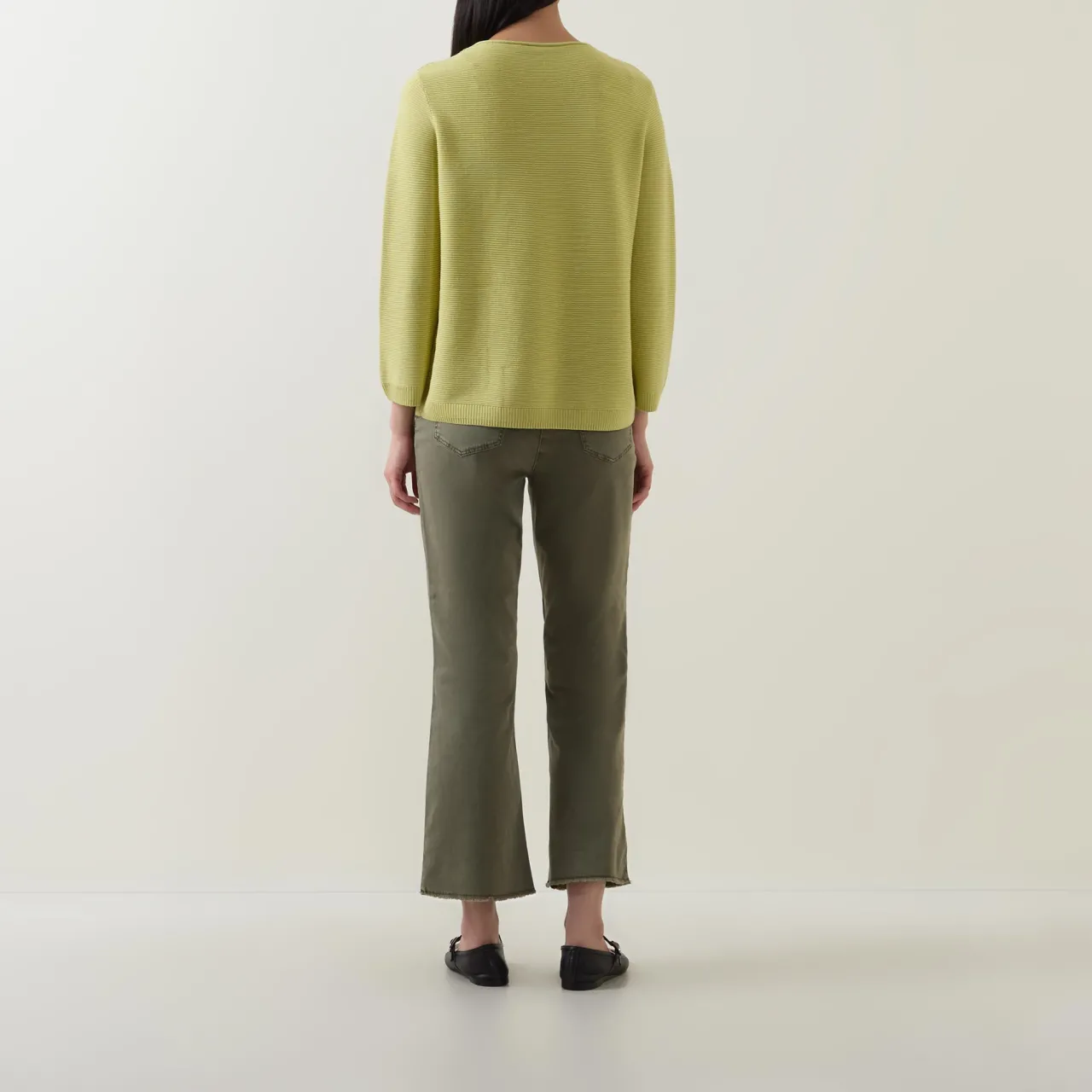 Hot Patch Pocket Ribbed Sweater Women Sweaters & Cardigans