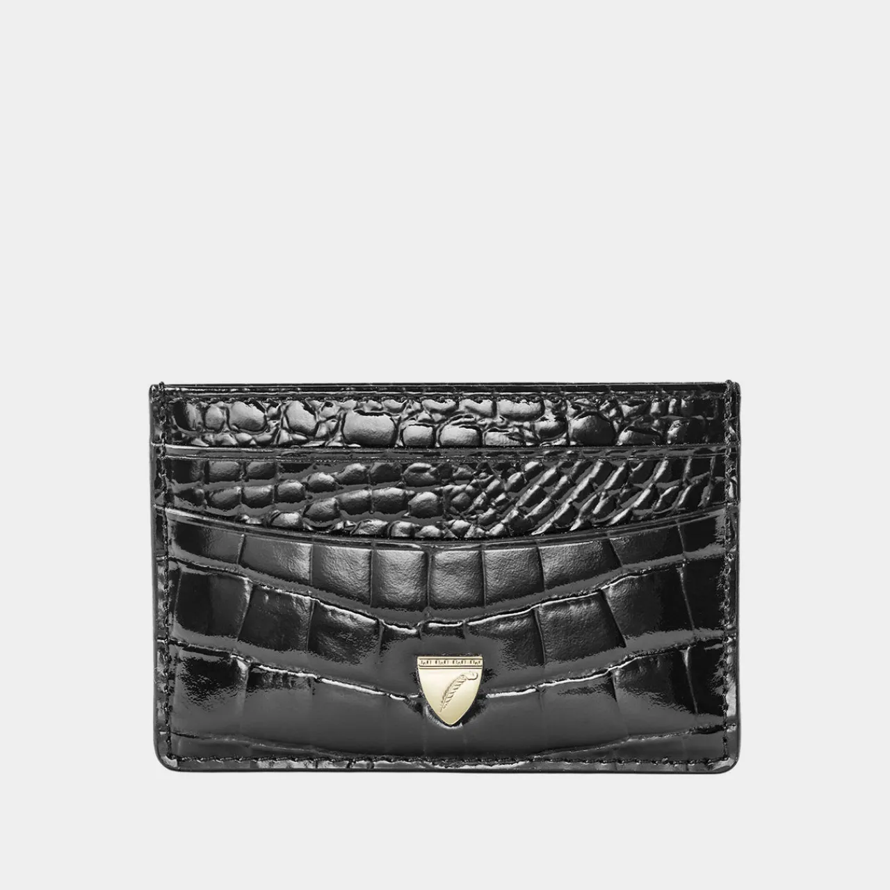 Outlet Patent-Croc Leather Cardholder Women Wallets
