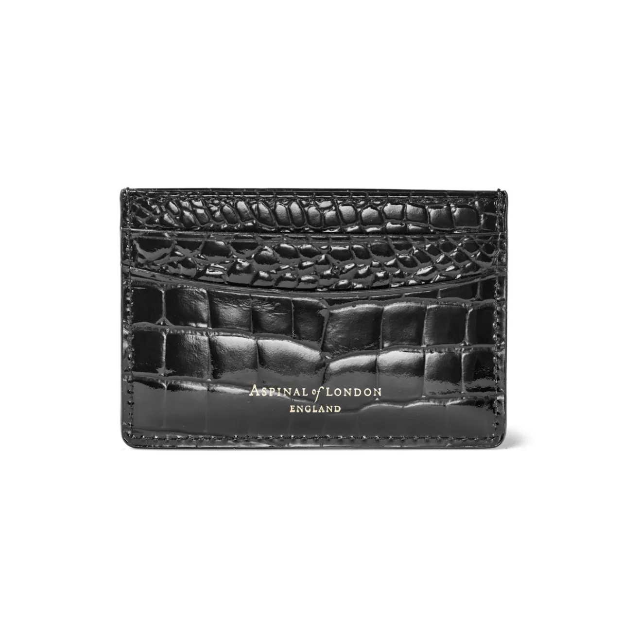 Outlet Patent-Croc Leather Cardholder Women Wallets