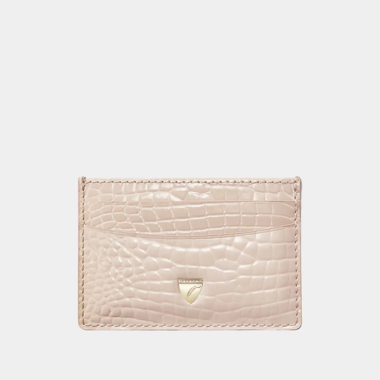 Discount Patent-Croc Shield Logo Leather Cardholder Women Wallets
