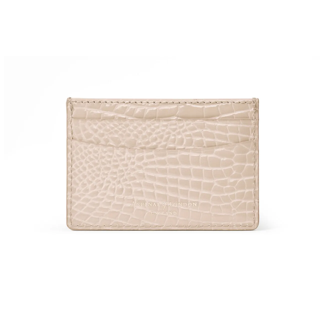 Discount Patent-Croc Shield Logo Leather Cardholder Women Wallets