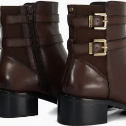 New Patter Double Buckle Heeled Boots Women Boots