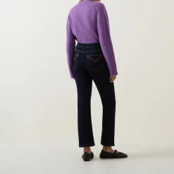 Paulo Mid-Rise Bootcut Jeans Women Denim