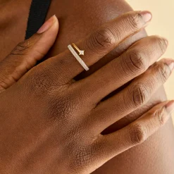 Pavé Crystal Illusion Ring Women Rings