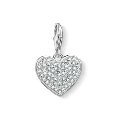 Best Pavé Heart Charm Pendant Women Charms