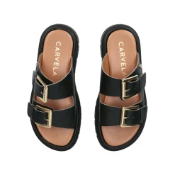 New Pavilion Leather Flat Sandals Women Sandals