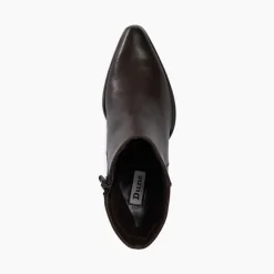Clearance Paxten Leather Western Ankle Boots Women Boots