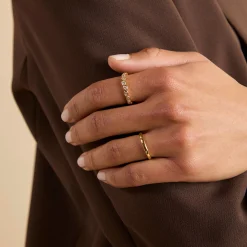 Best Pear Bezel Band Ring Women Rings