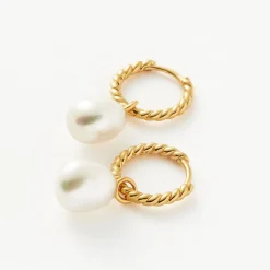 Pearl Drop Earrings Women Earrings