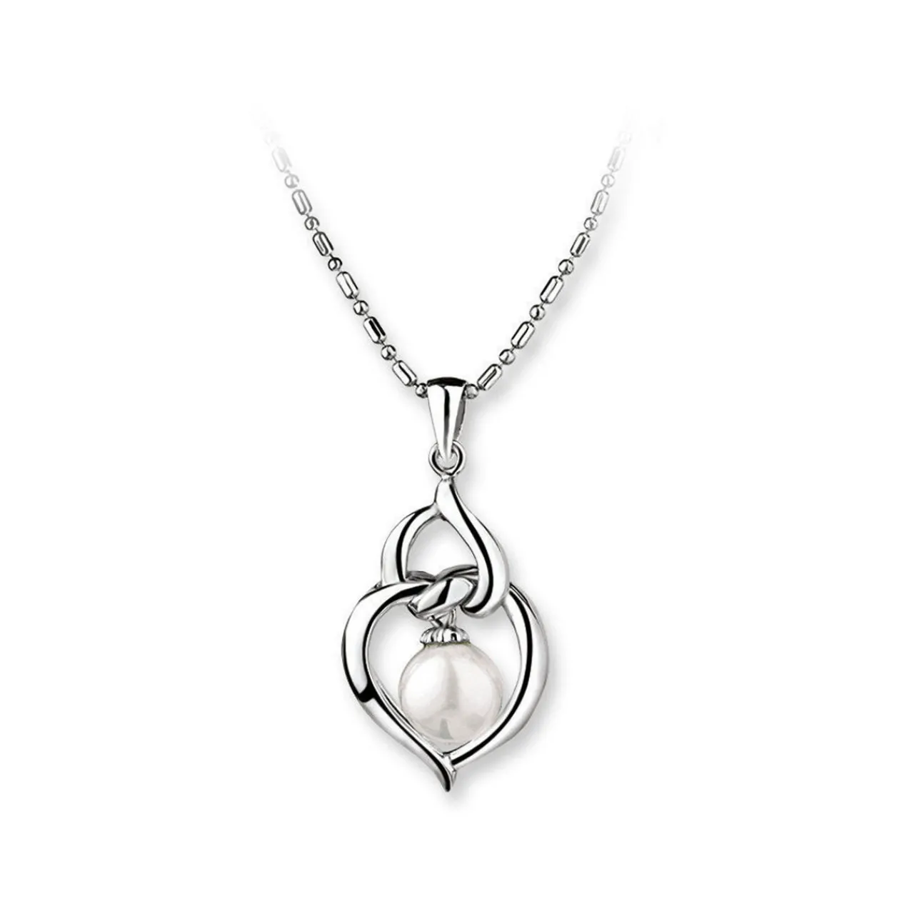 Hot Pearl Heart Pendant Women Charms