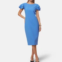 Discount Penny Ruffle Sleeve Dress Women Dresses