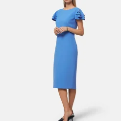Discount Penny Ruffle Sleeve Dress Women Dresses