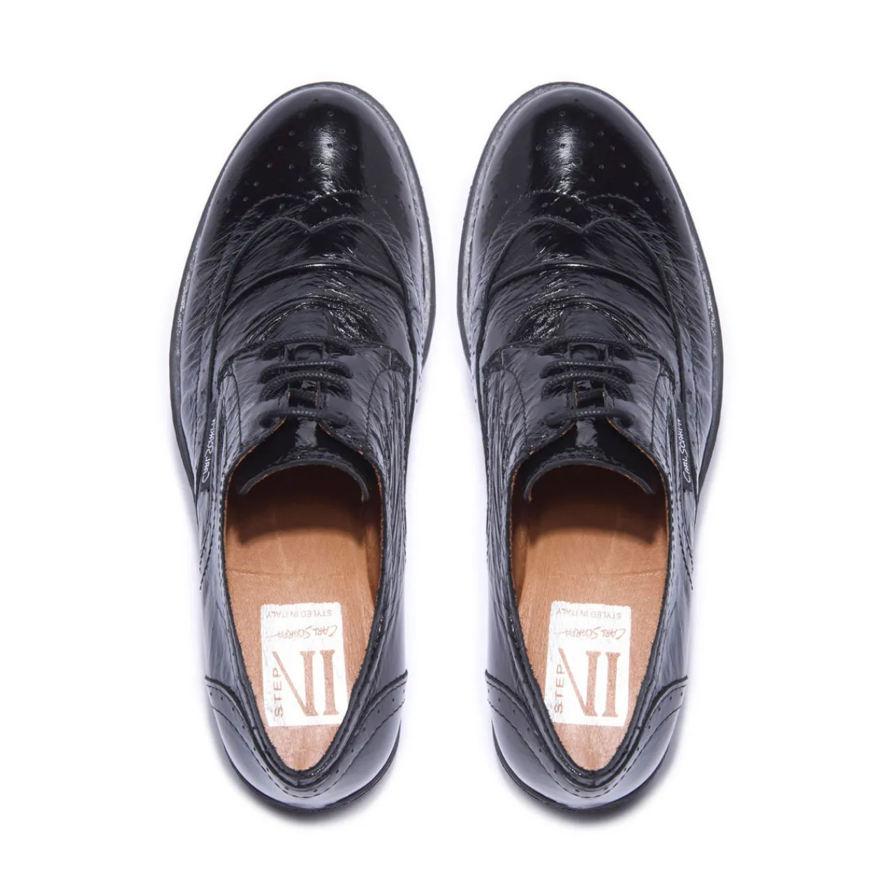 New Perla Leather Brogues Women Flats